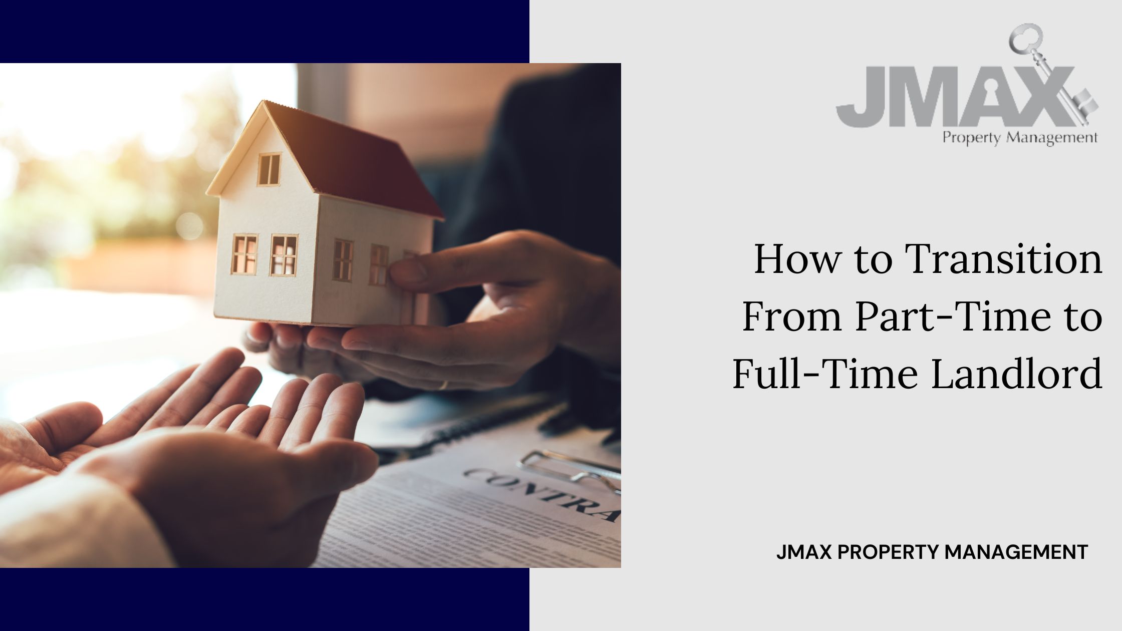 how to transition from part-time to full-time landlord
